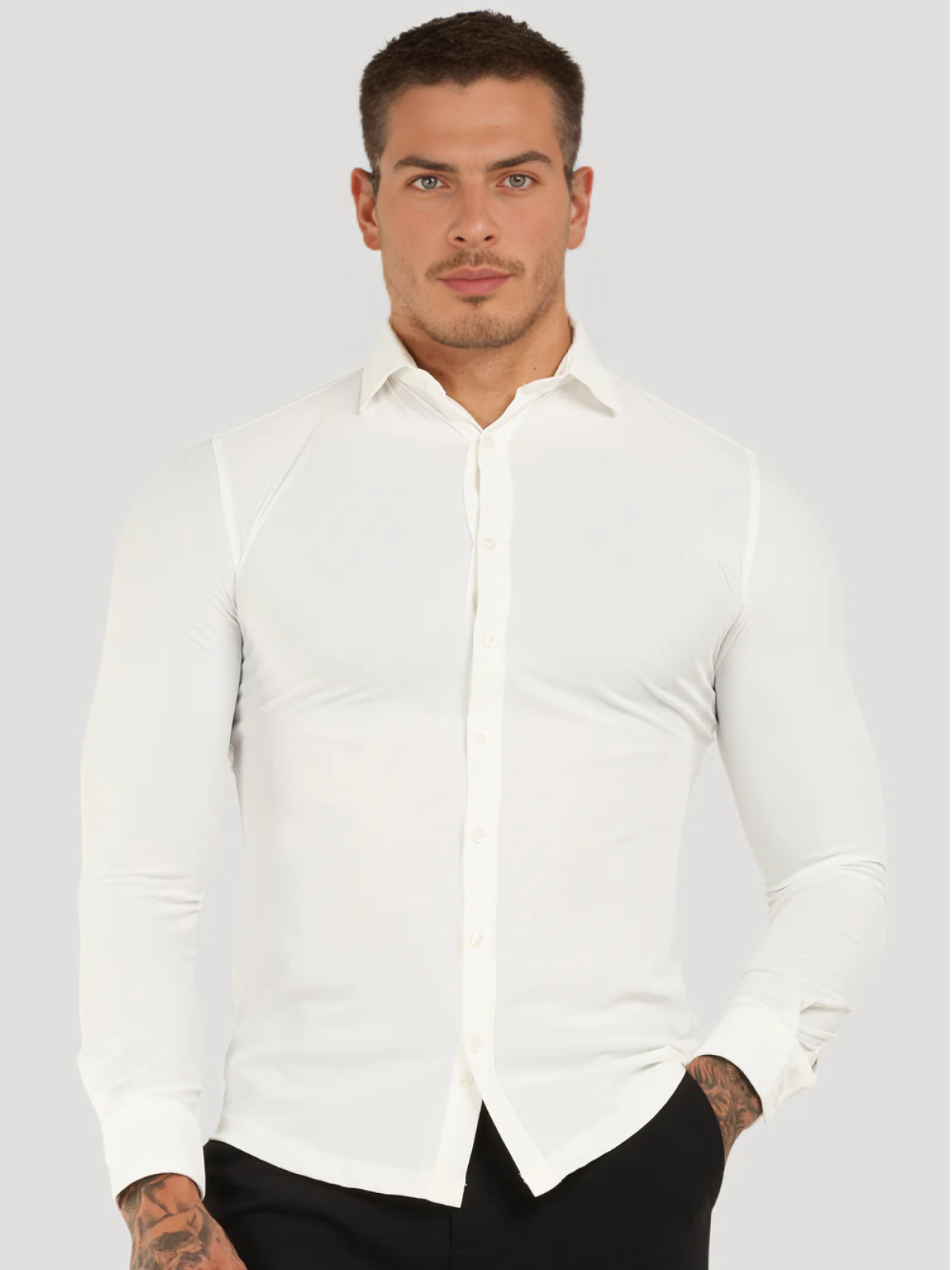 Camisa clasica elastica