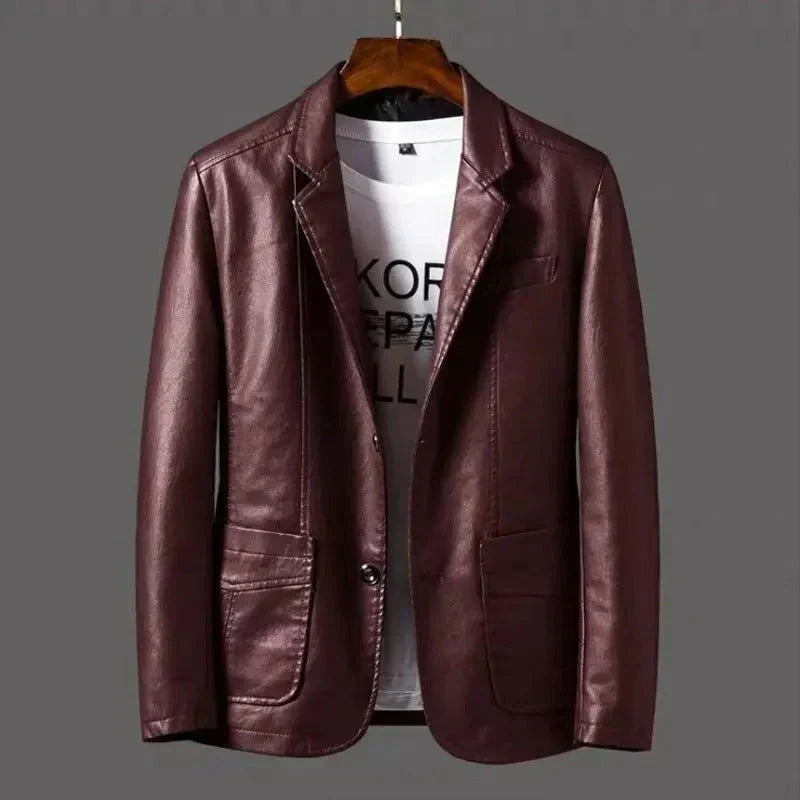 Chaqueta de piel premium