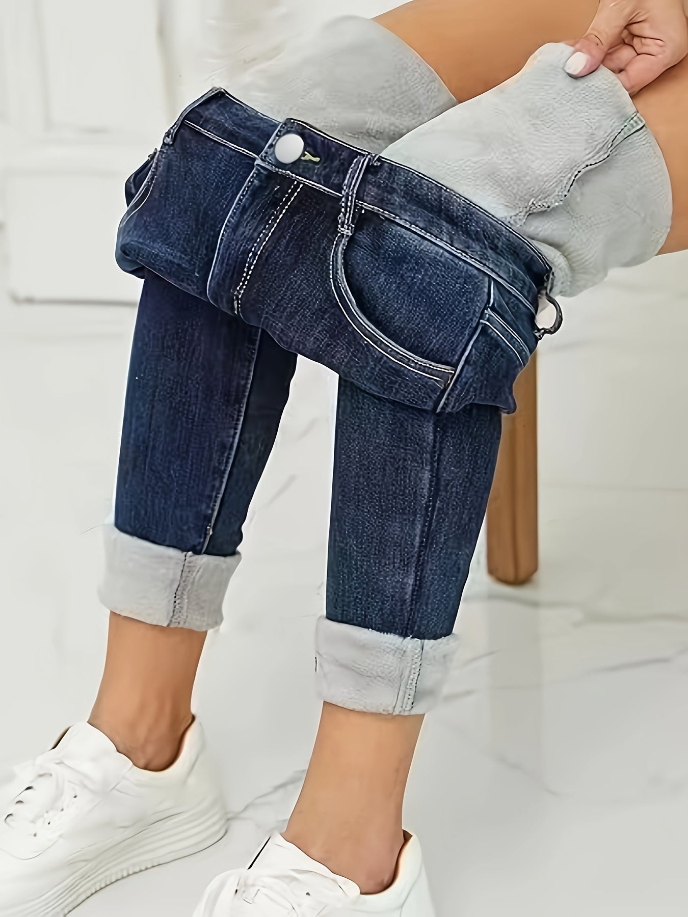 Jeans de invierno comodo