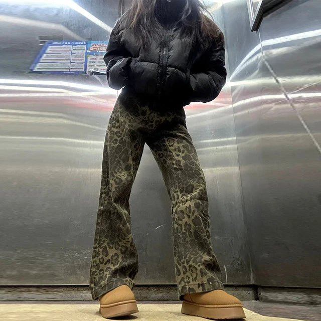 Pantalon animal print