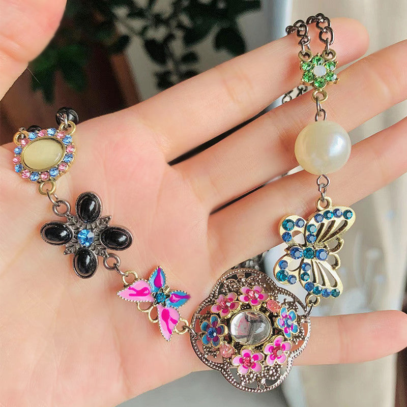 Collar Papillon Étnico Vintage