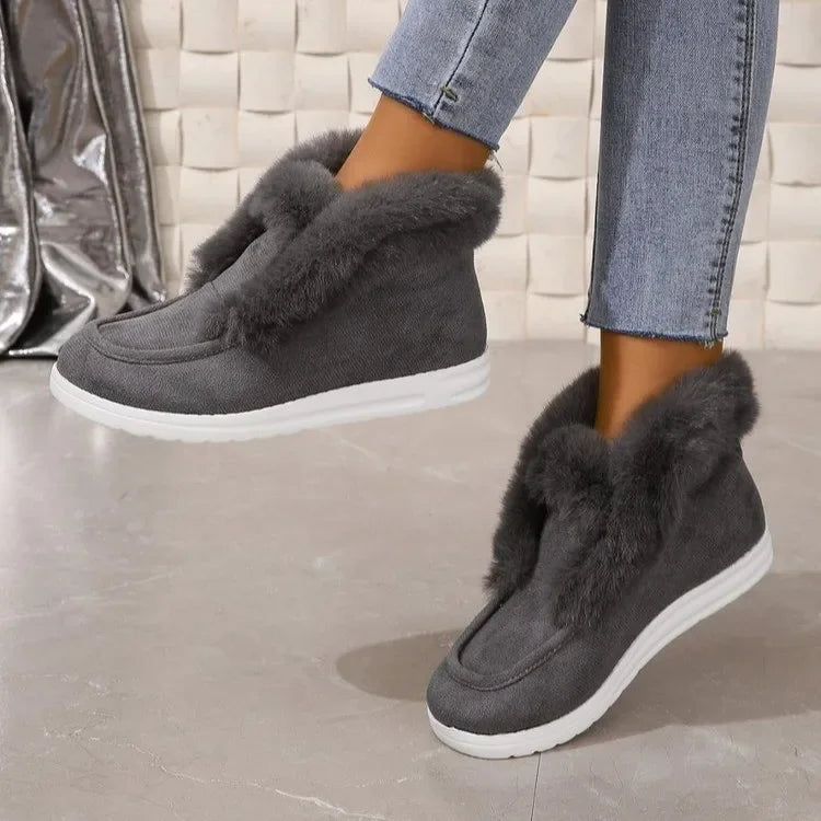 Bota de felpa casual plush