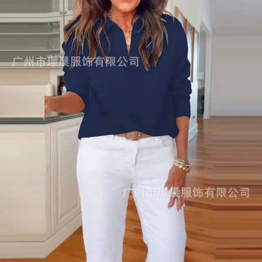 Sweater casual cuello en V monaco