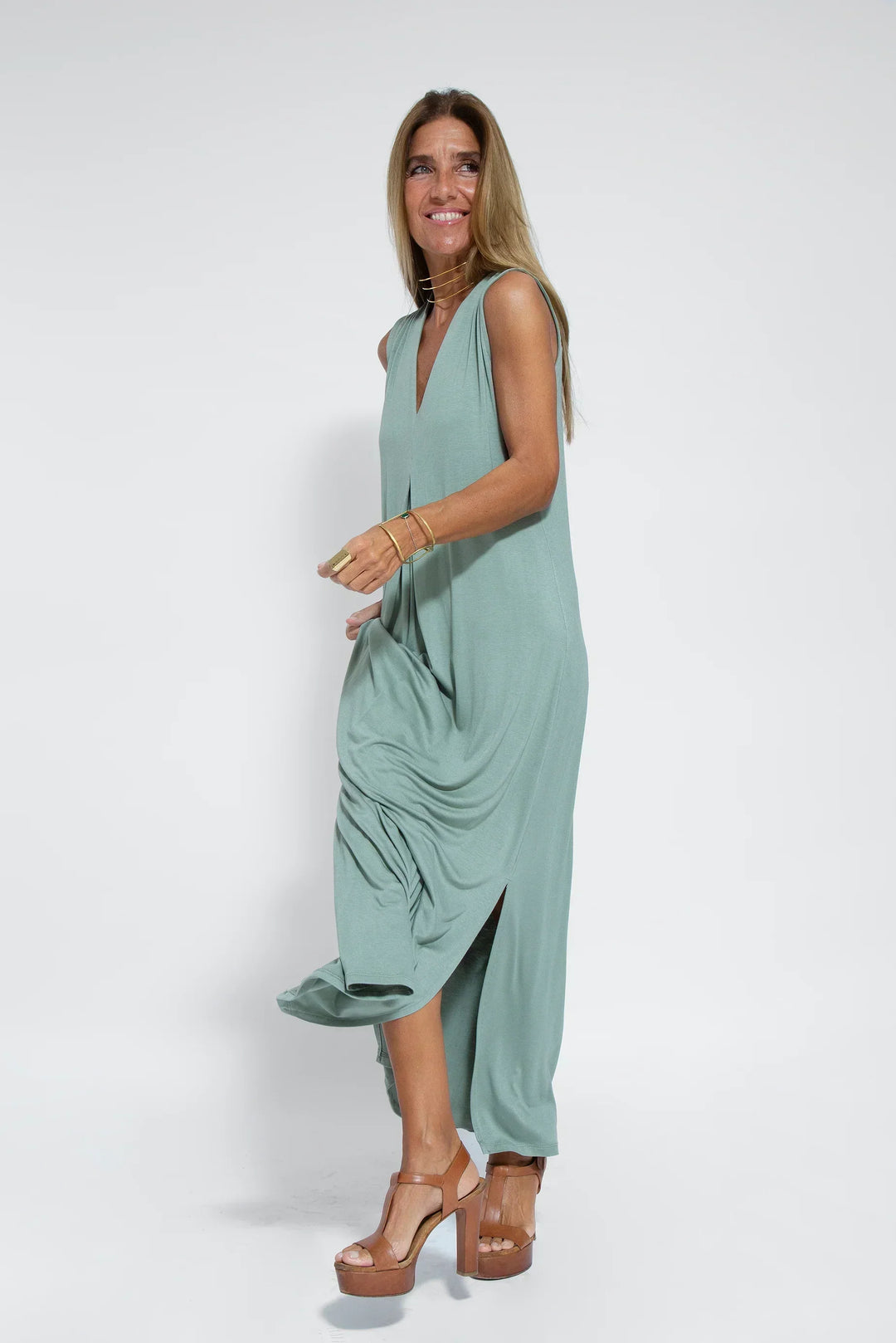 Vestido Largo Elegante Lia