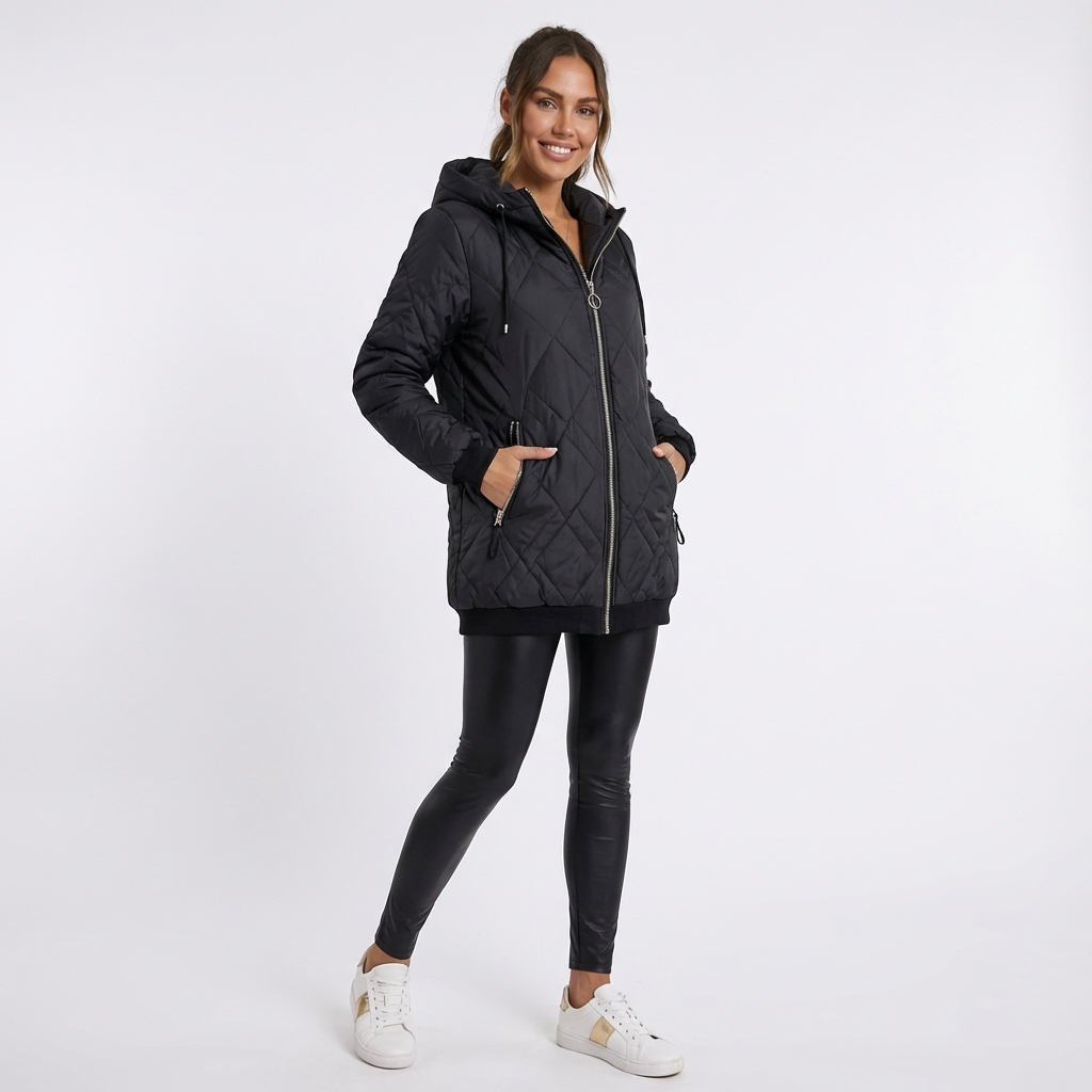 Eleonore™ | Abrigo Minimalista en Mezcla de Lana