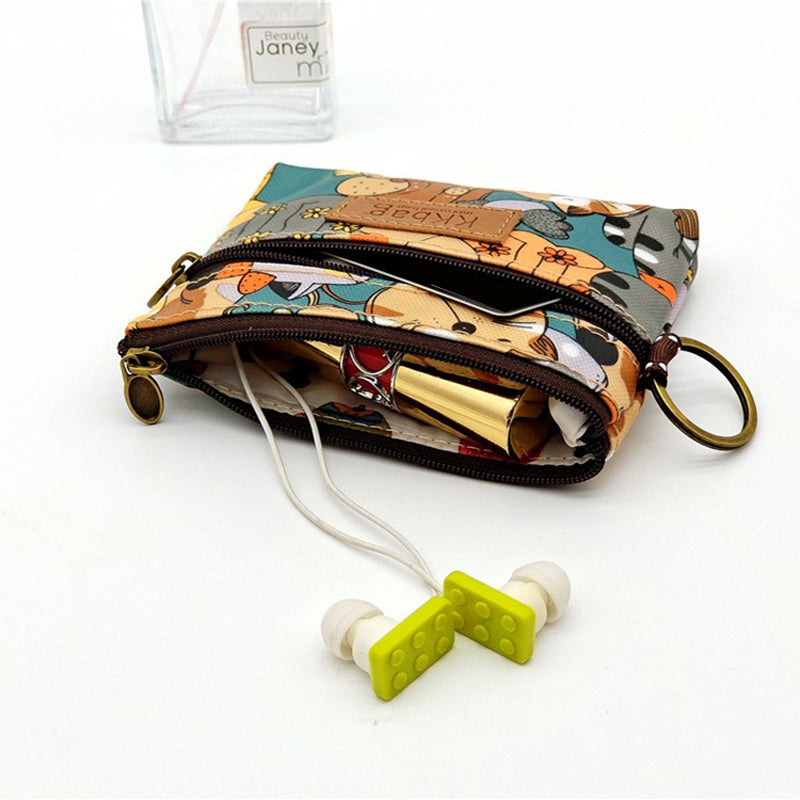 Monedero Con Diseño Animal Print