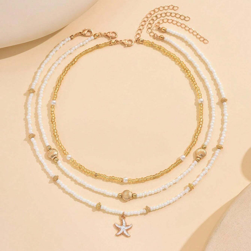 Collier Perlé Bohème Vintage