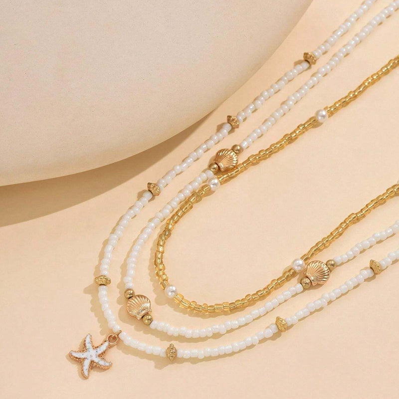 Collier Perlé Bohème Vintage