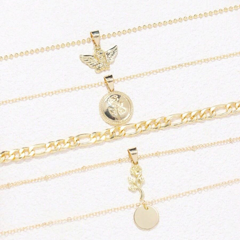 Collar Pendentif Bohème Vintage