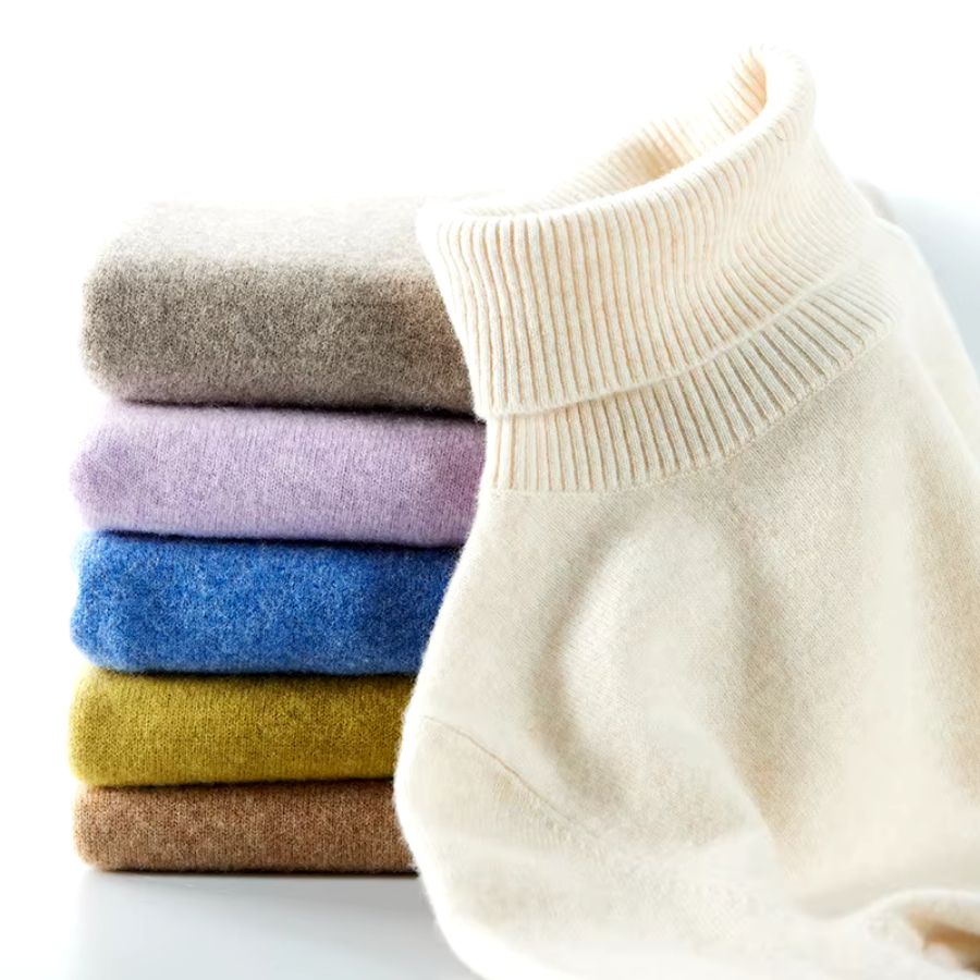 Sweater tejido cuello alto Atos