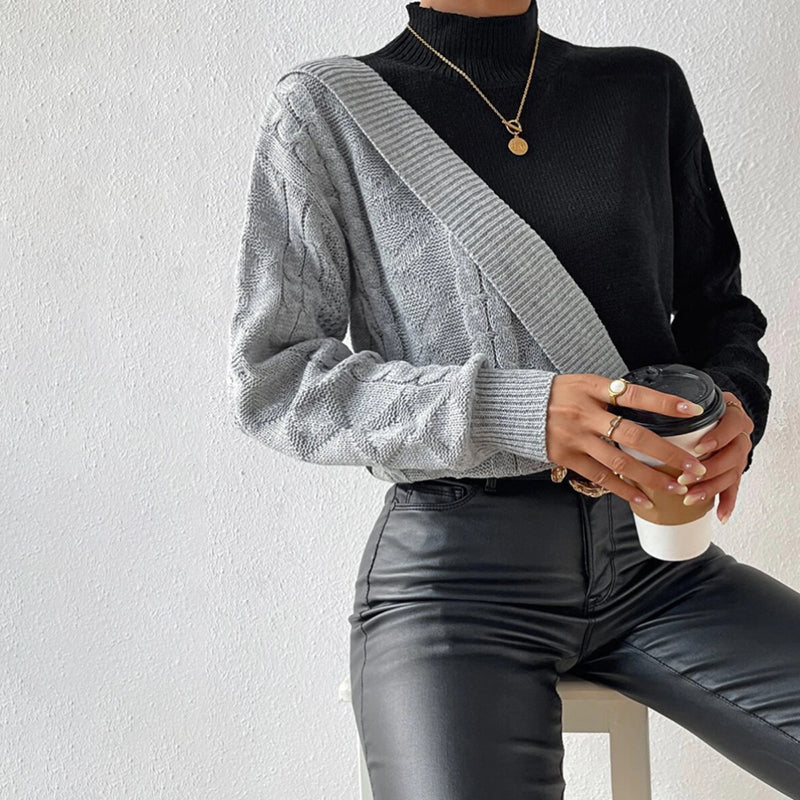 Sweater bicolor