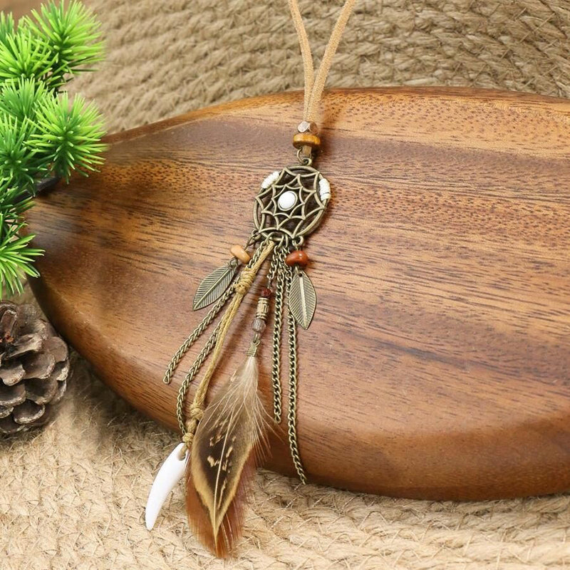 Collar Péndulo Bohemio Vintage