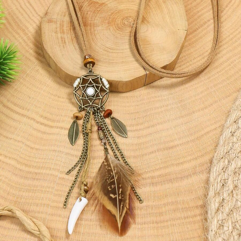 Collar Péndulo Bohemio Vintage