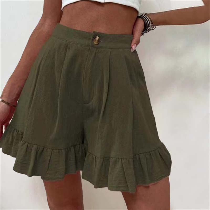 Short casual de lino