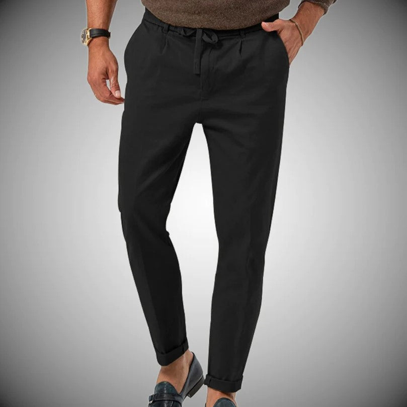 Pantalon casual de lino