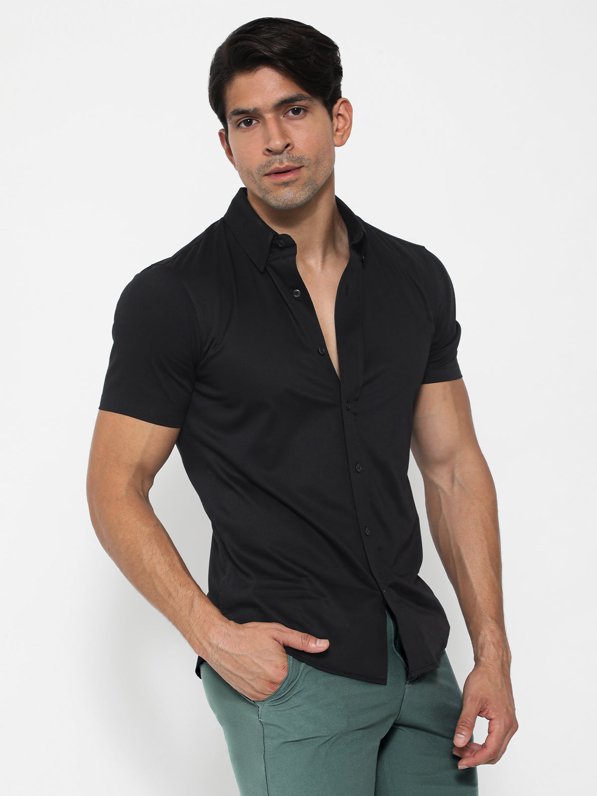 ÍCARO - Camisa clasica corta