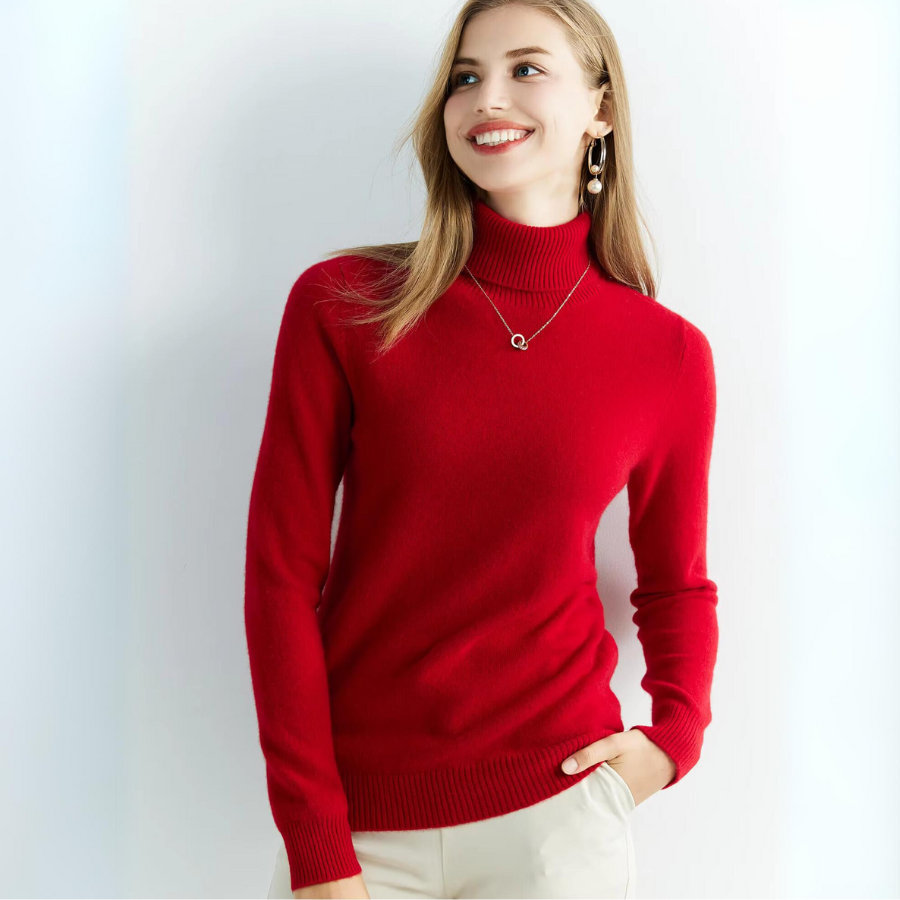Sweater tejido cuello alto Atos
