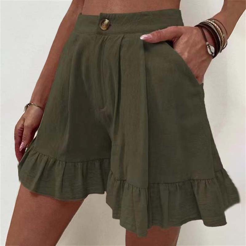 Short casual de lino