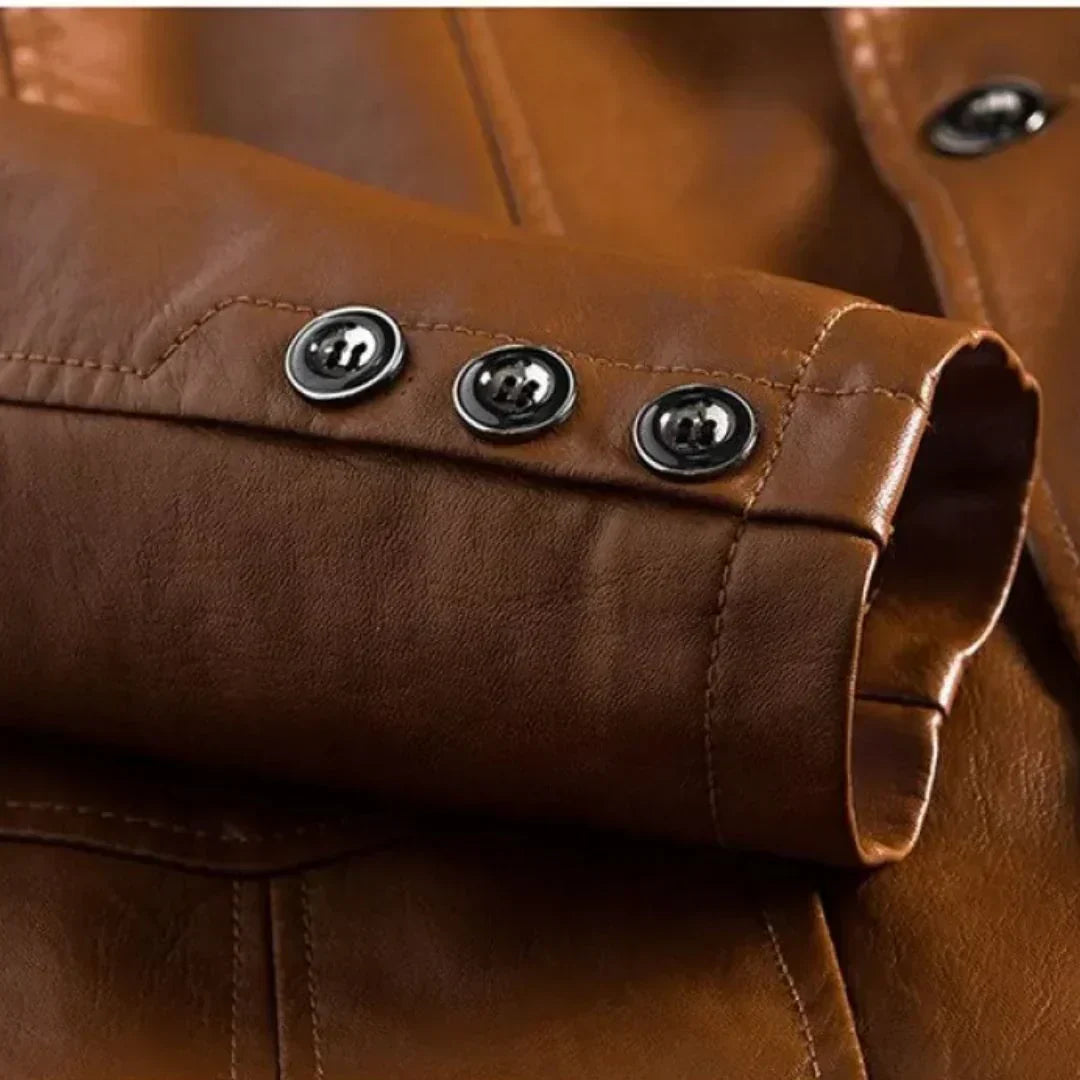 Chaqueta de piel premium