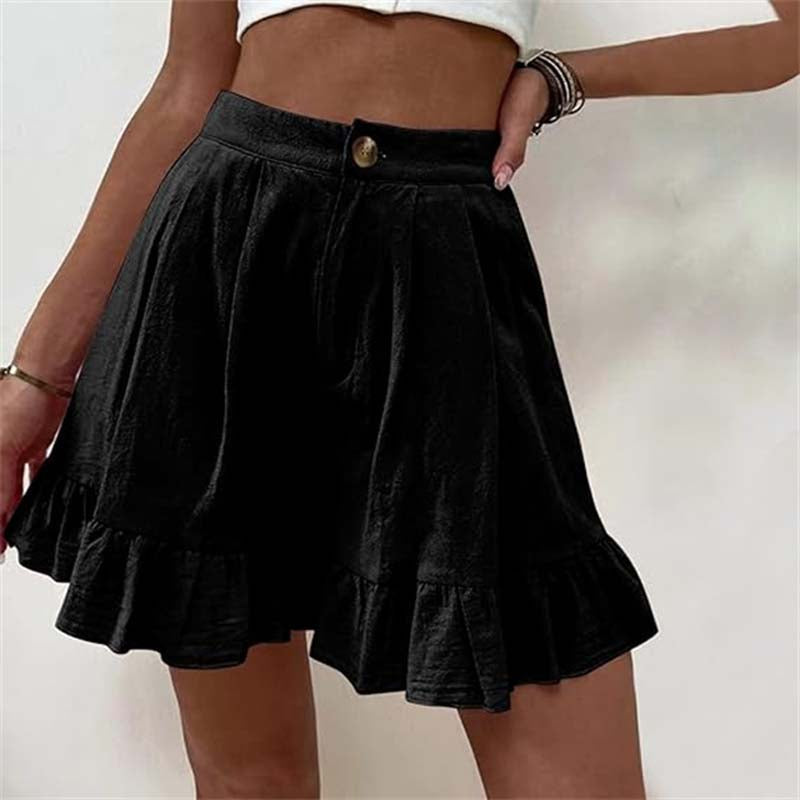 Short casual de lino