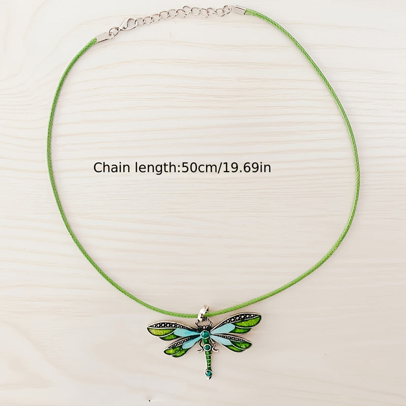 Collar Pendentif Libélula