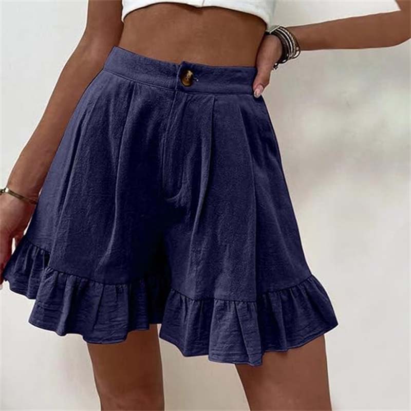 Short casual de lino