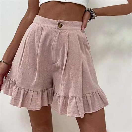 Short casual de lino