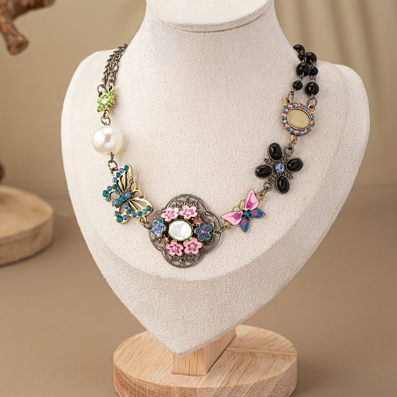 Collar Papillon Étnico Vintage