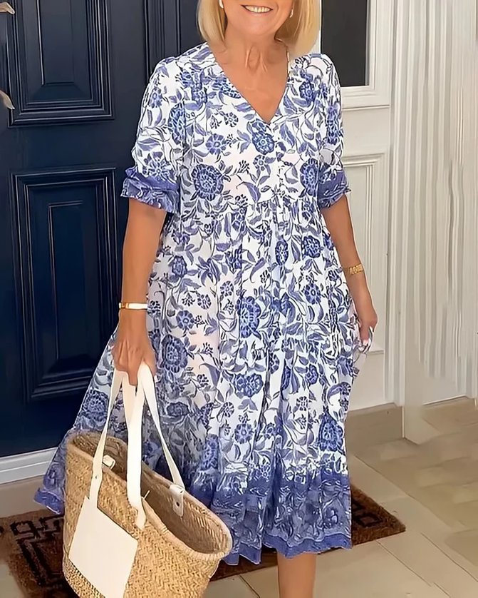 Vestido Estampado Floral Milena