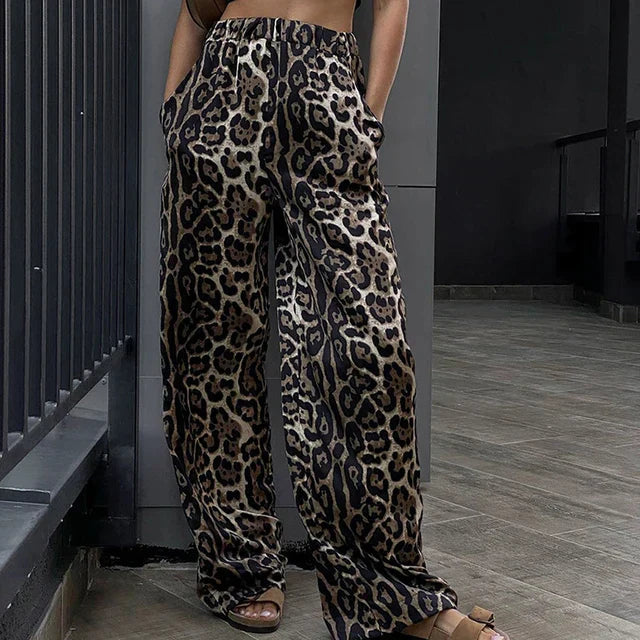 Pantalon animal print