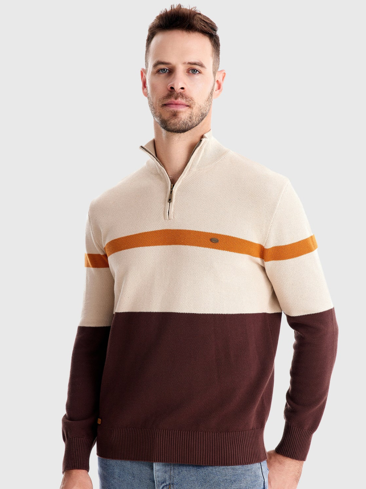 Sweater bicolor