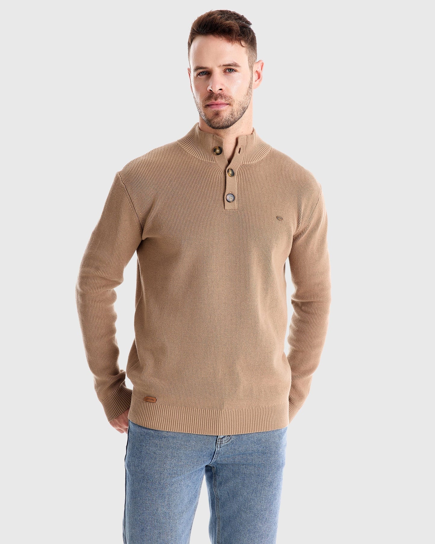 Sweater tejido con botones