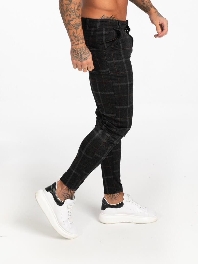 Jeans clasico a cuadro