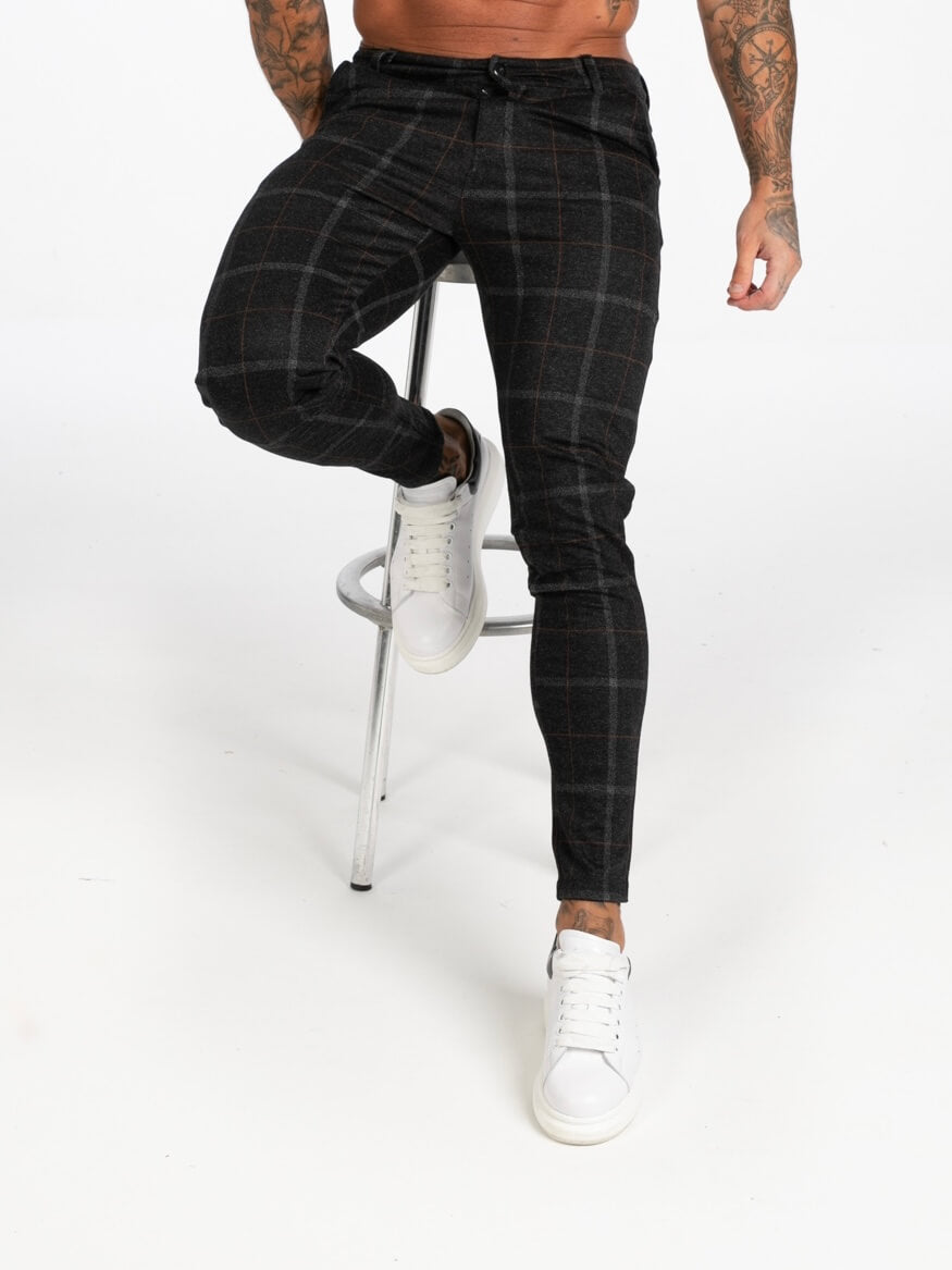 Jeans clasico a cuadro