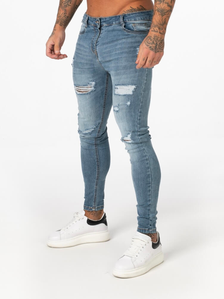Jeans clasico  rasgado