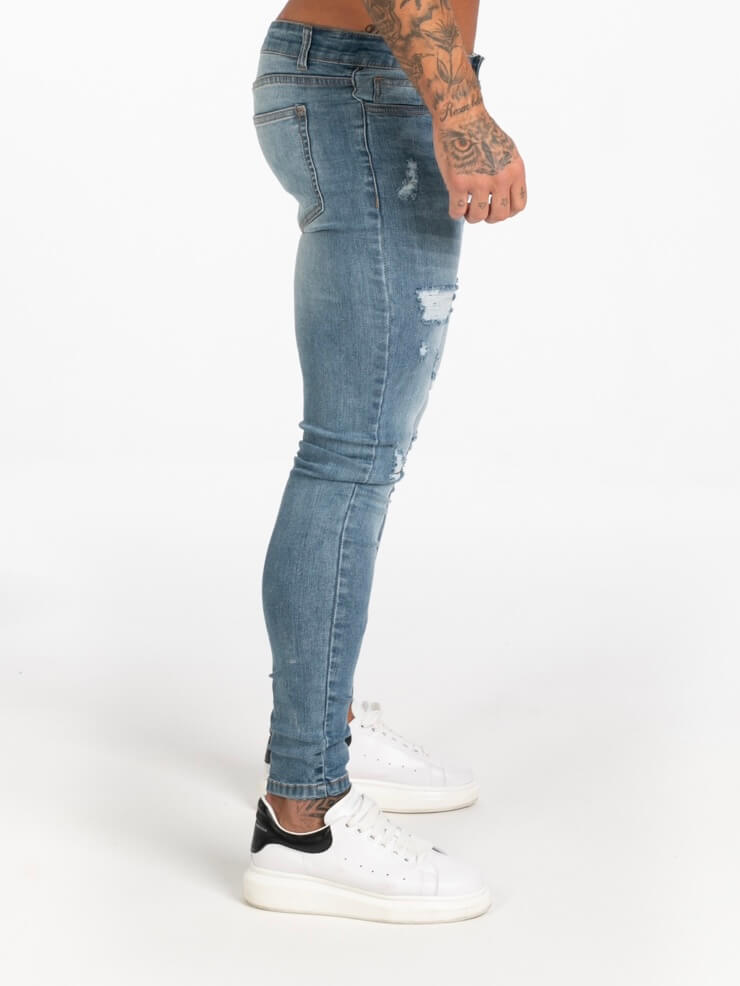 Jeans clasico  rasgado