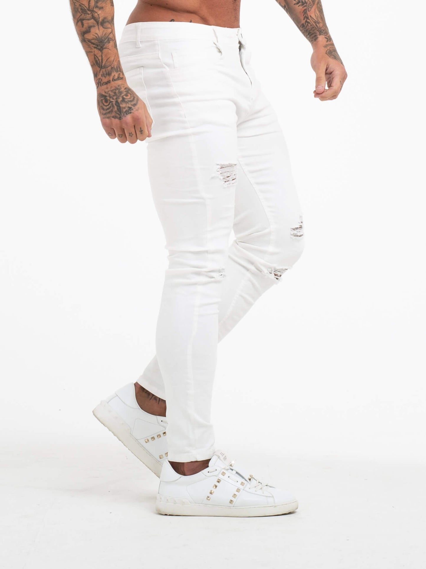 Jeans clasico blanco