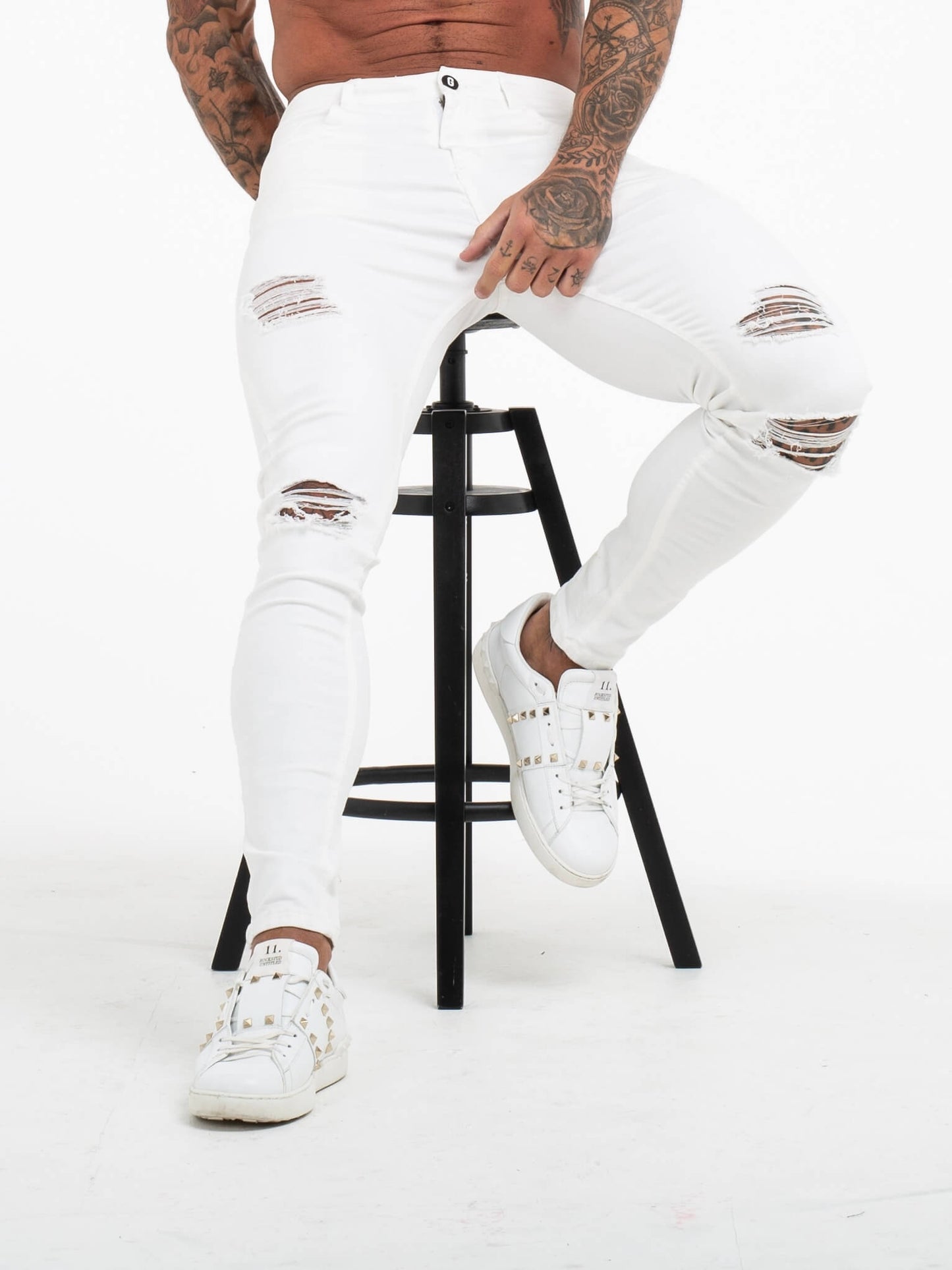 Jeans clasico blanco