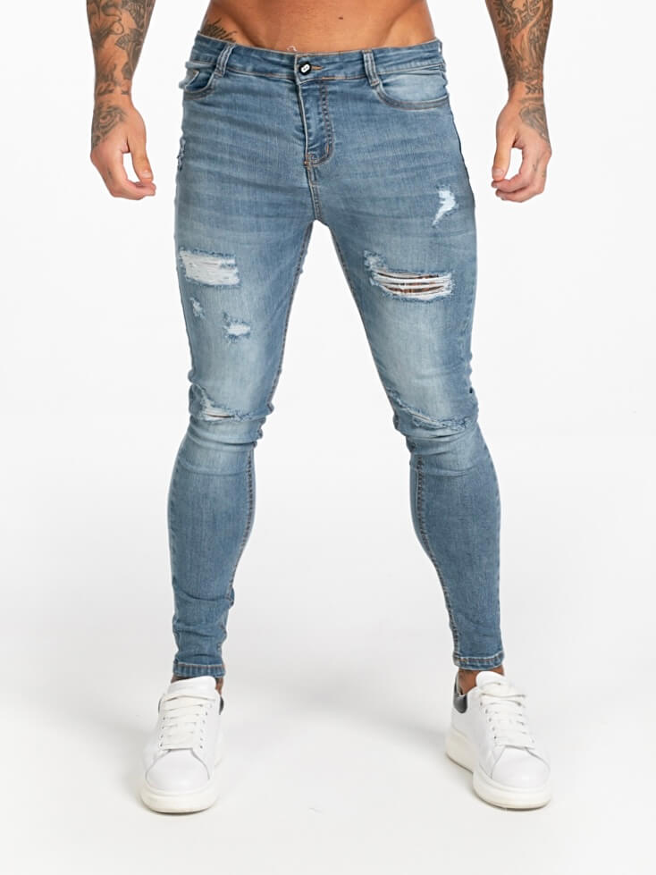 Jeans clasico  rasgado