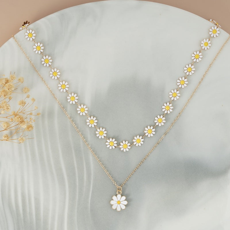 Collar con colgante Margaritas