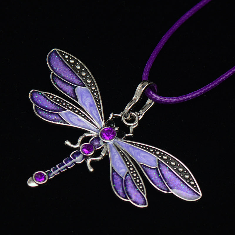 Collar Pendentif Libélula