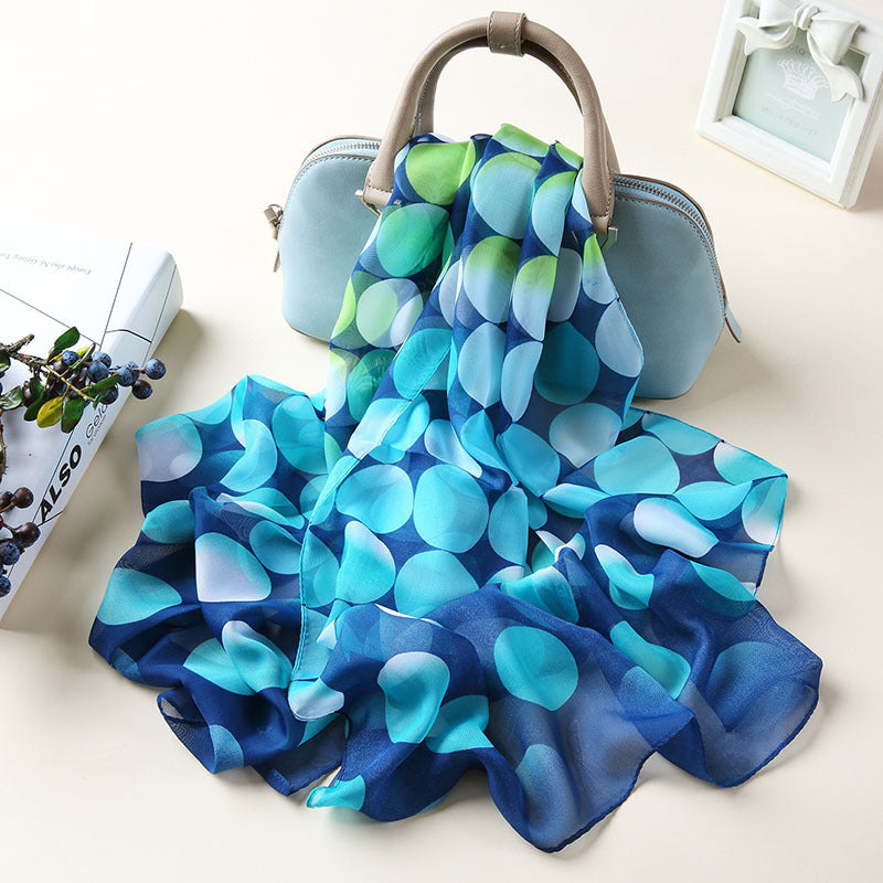 Bufanda Vintage De Lunares