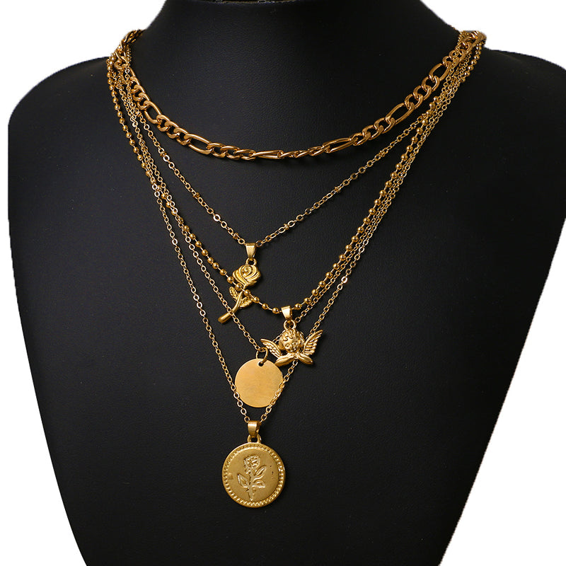 Collar Pendentif Bohème Vintage