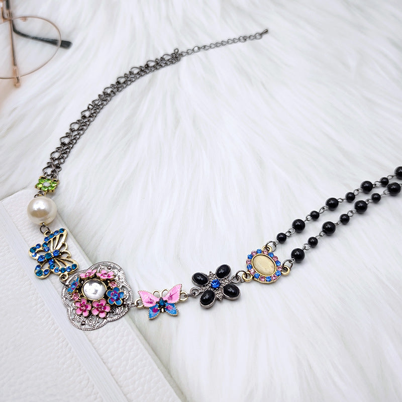 Collar Papillon Étnico Vintage