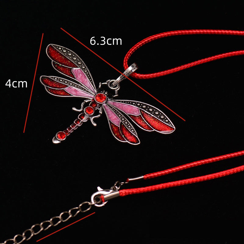 Collar Pendentif Libélula