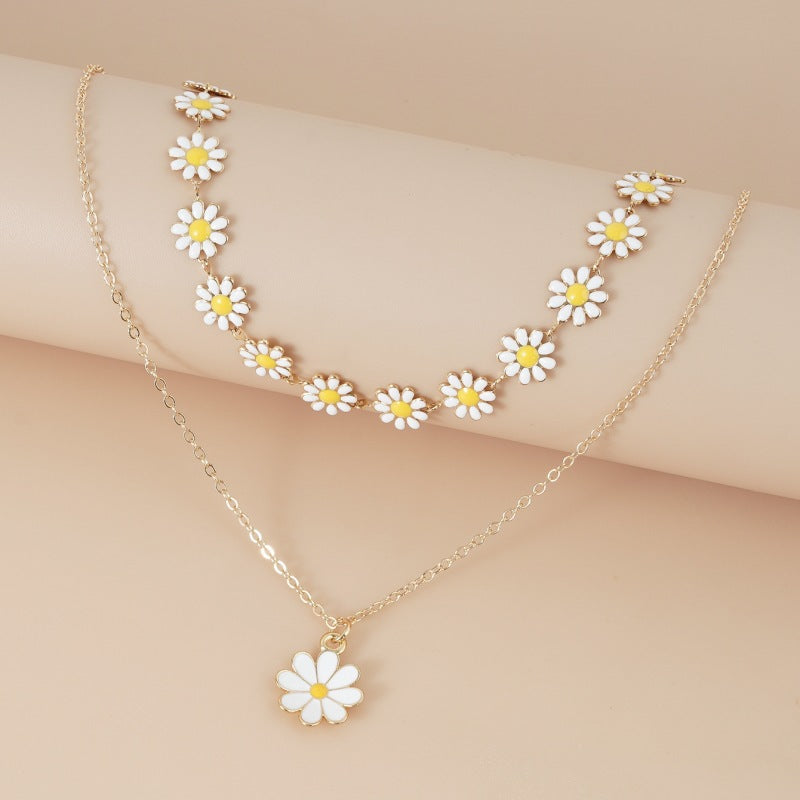 Collar con colgante Margaritas