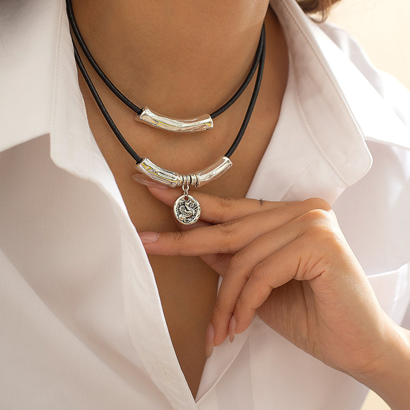 Collar Pendentif Vintage