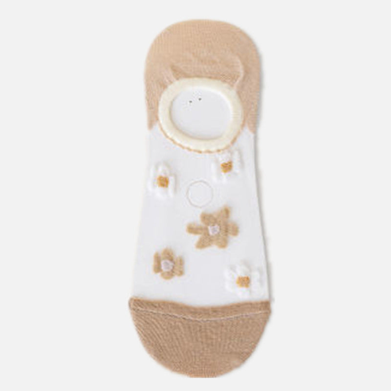 Calcetines Floreados Transpirables