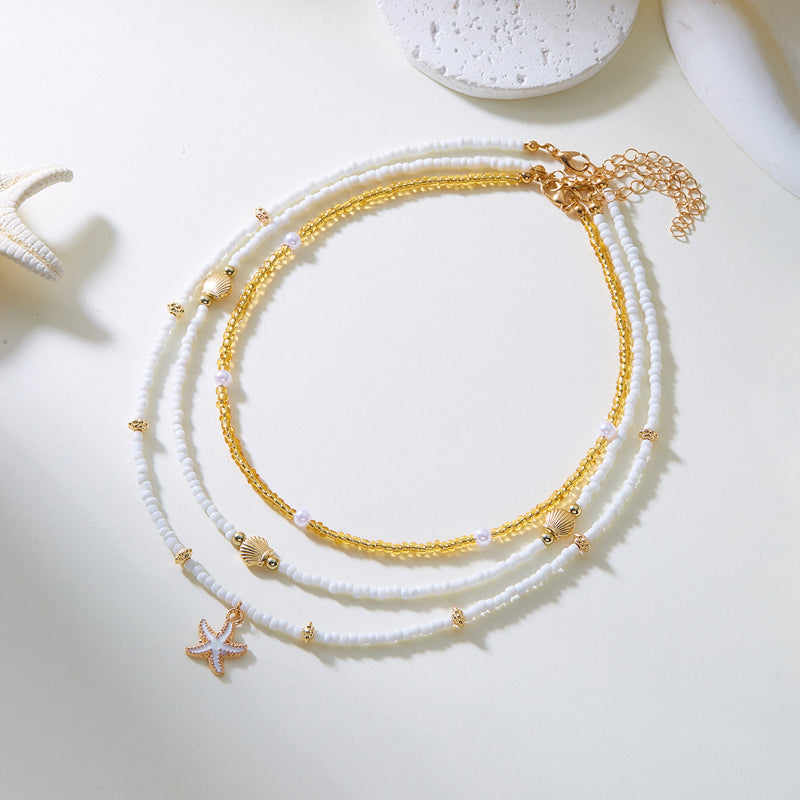 Collier Perlé Bohème Vintage