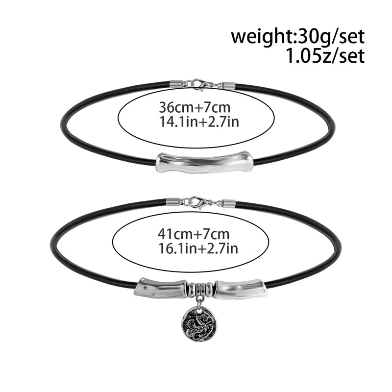 Collar Pendentif Vintage